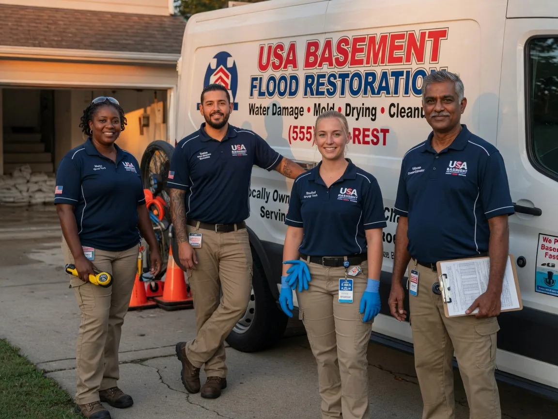 Basement Flood Cleanup company in Van Voorhis, PA